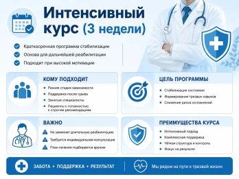 Реабилитация за 21 день в Агрызе