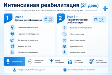 Реабилитация за 21 день в Агрызе